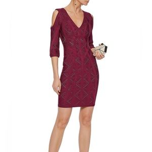 Herve Leger - By Max Azaria - Size S - Compression Dress